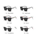 SnapOptic™ The Prime | Soft Square 3-in-1 Magnetic Prescription Glasses – TR90 Lightweight Frame