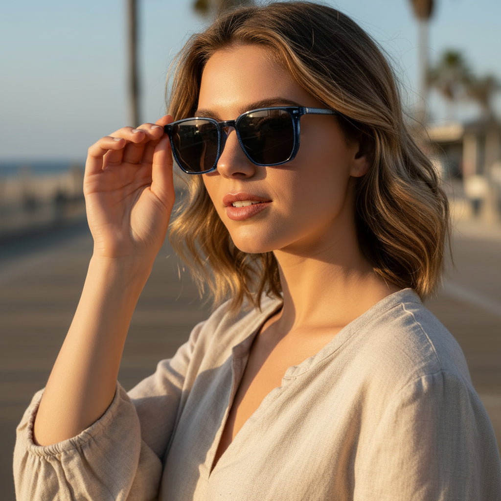 SnapOptic™ The Horizon | 3-in-1 Magnetic Prescription Glasses Set – Polarized, Blue Light & Night Vision