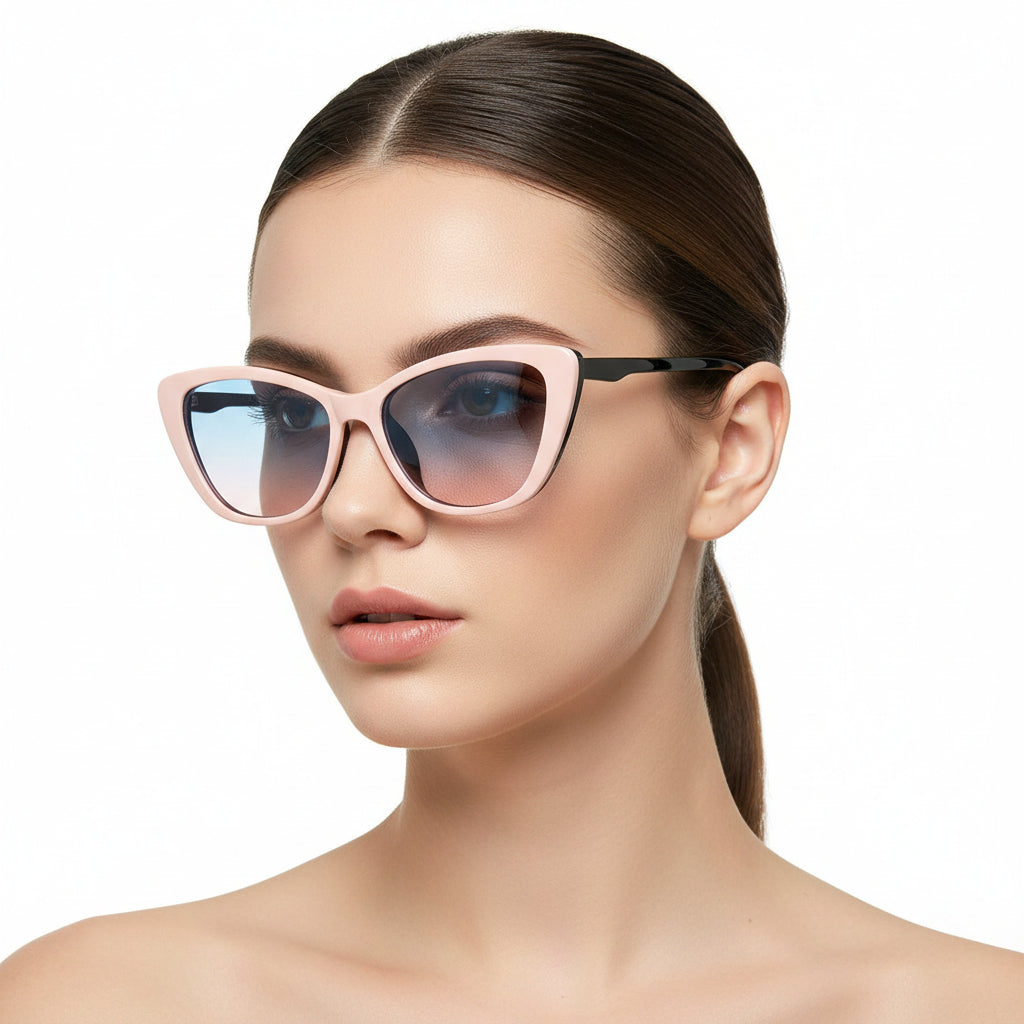 SnapOptic™ The Luna | 5-in-1 Cat-Eye Magnetic Prescription Glasses Set